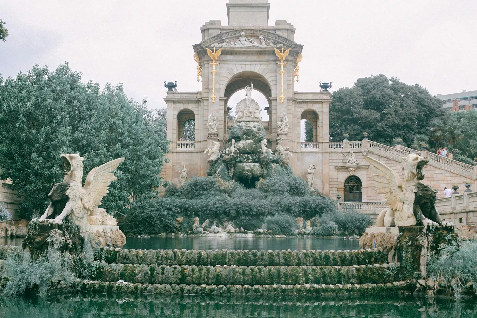 Fontanna Cascada Monumental w Parc de la Ciutadella