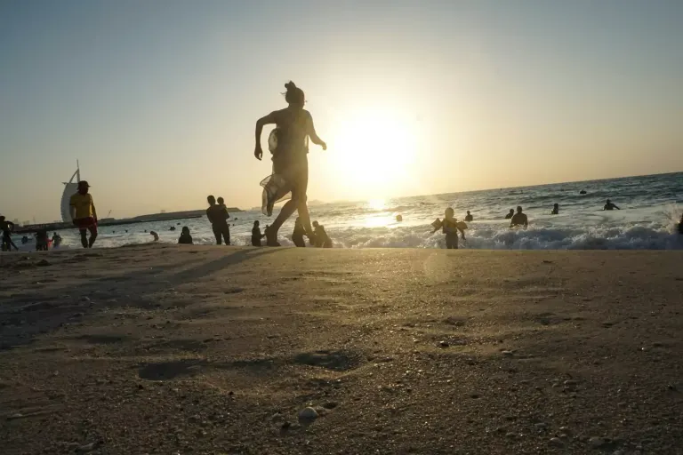 Rodzinna plaża w Dubaju