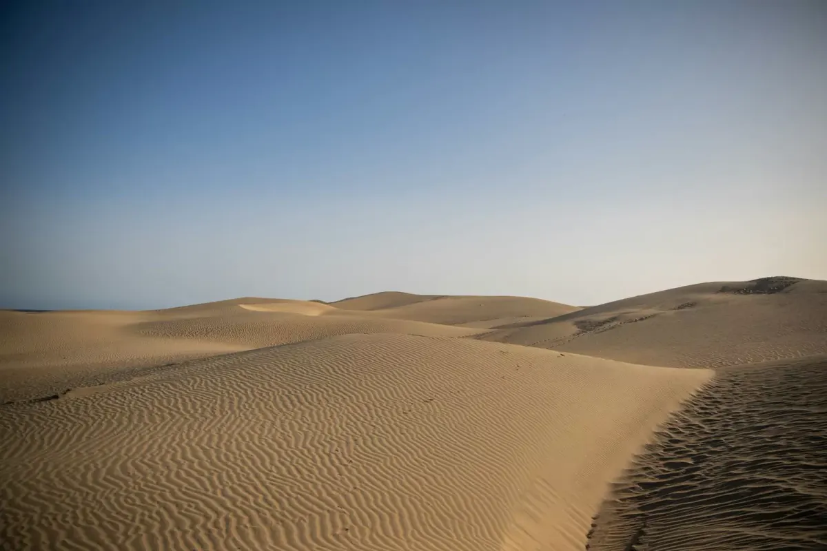 Wydmy Maspalomas na Gran Canarii