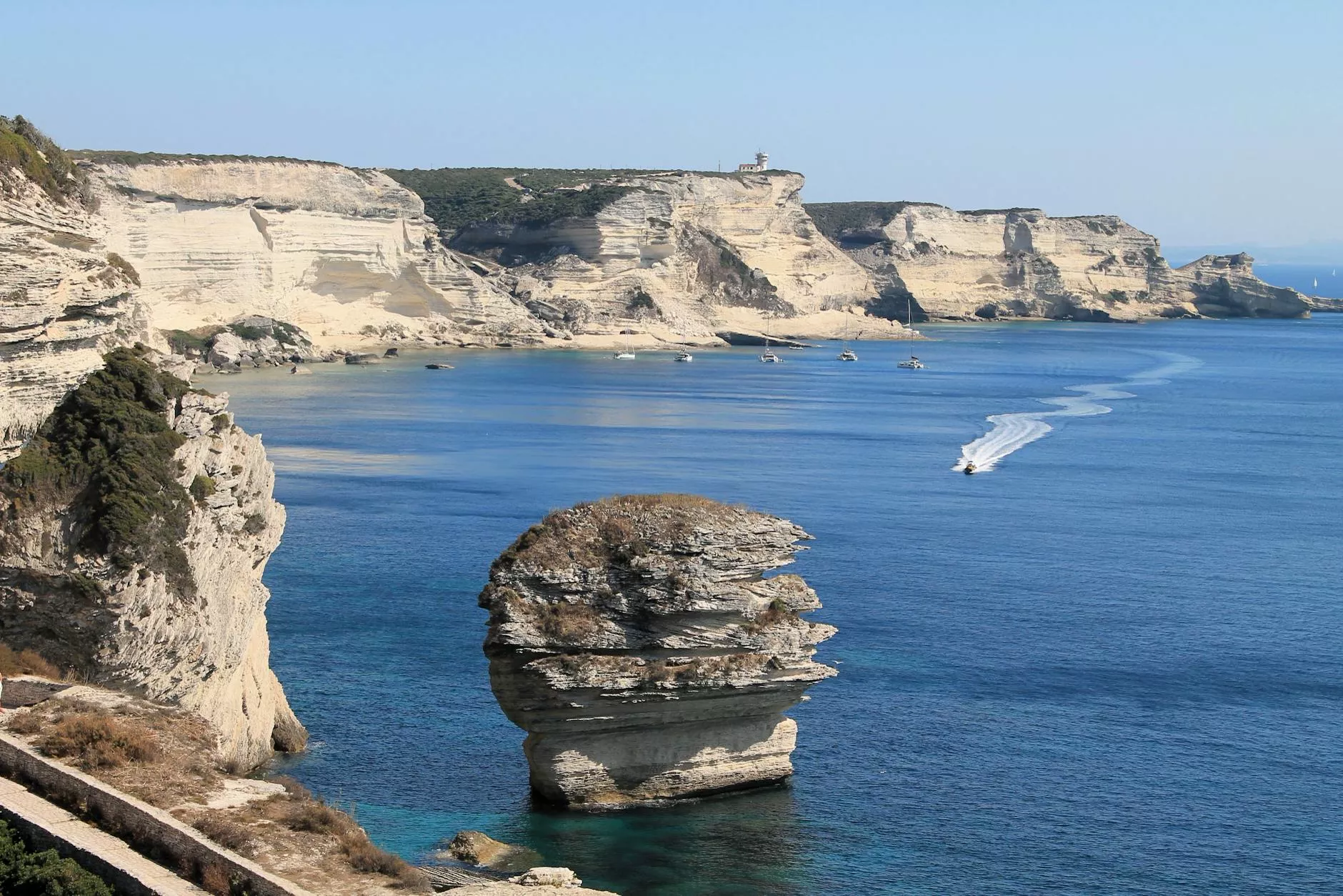 Klify Bonifacio na Korsyce