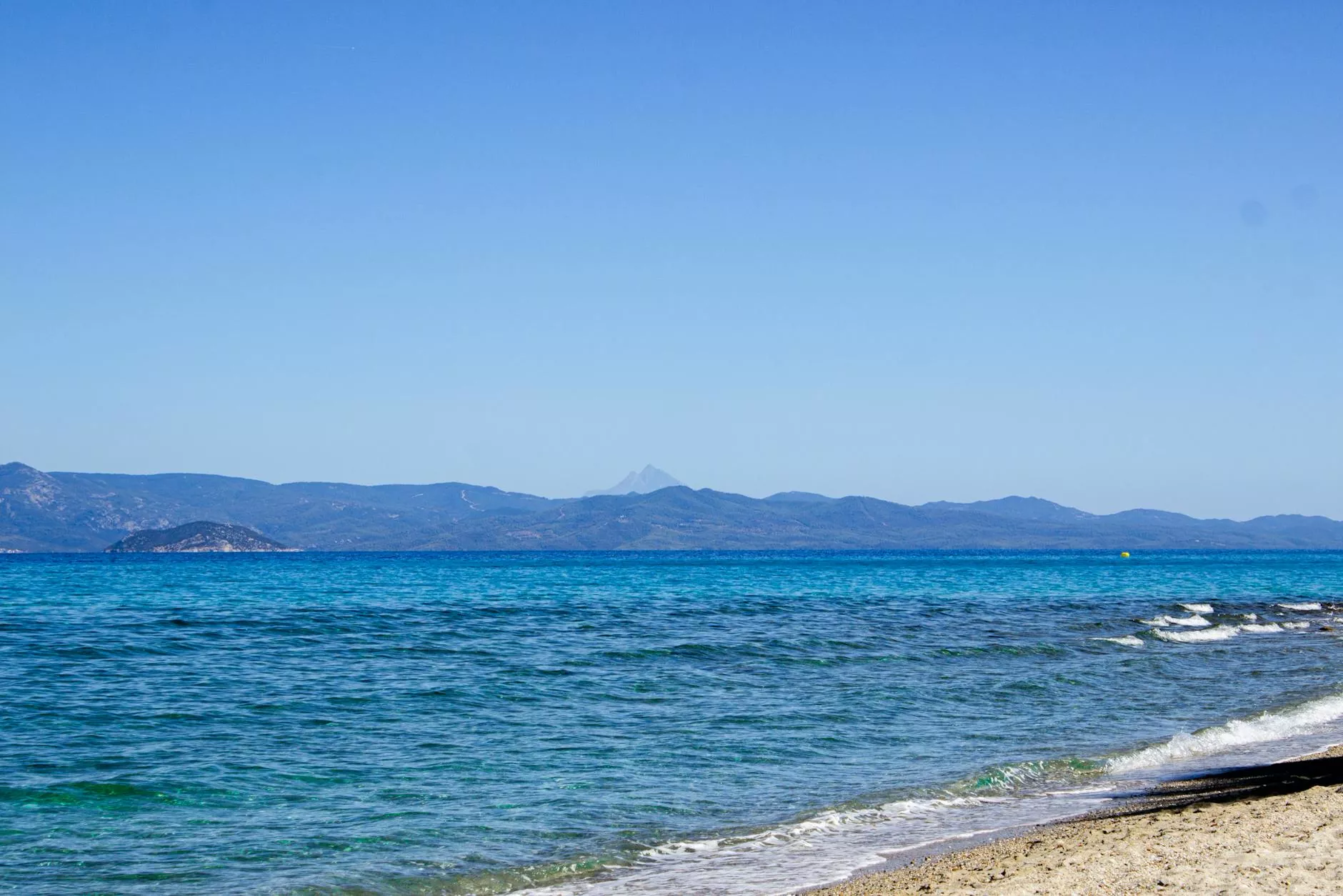Plaża na półwyspie Chalkidiki