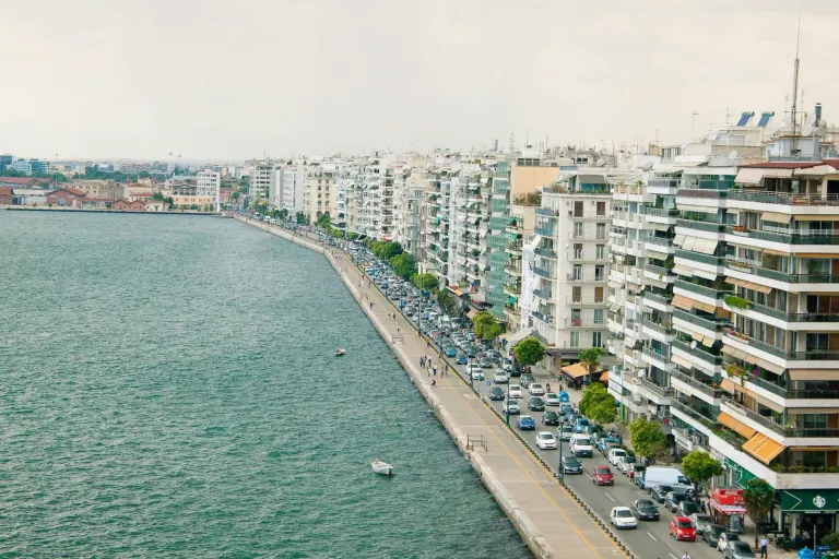 Promenada w Salonikach