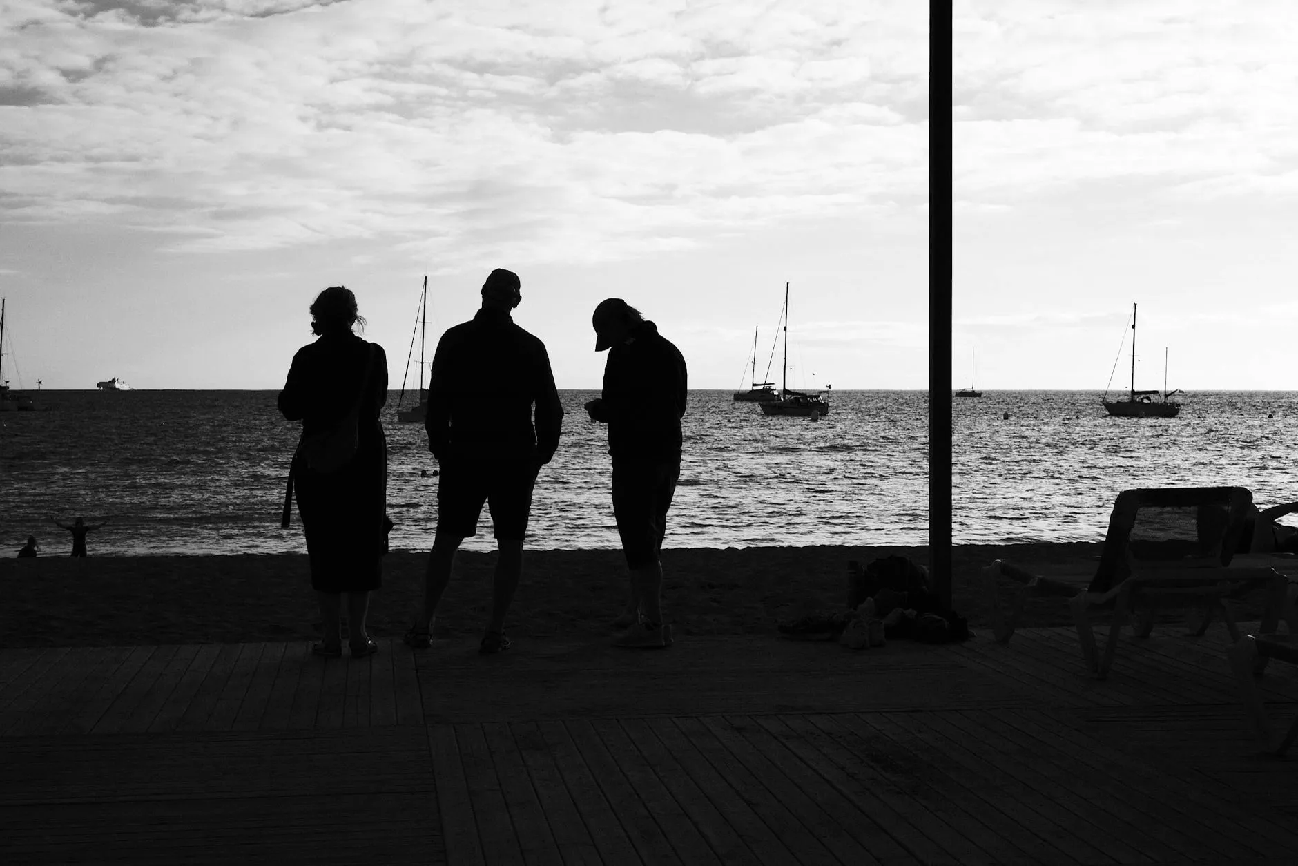 Zachód słońca nad mariną w Cala d'Or