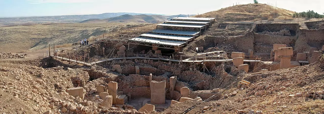 Panorama wykopalisk Göbekli Tepe