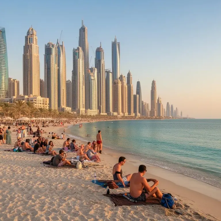 Dubaj w listopadzie: pogoda, temperatura wody i plan 7–10 dni (plaża + zwiedzanie + wieczory)