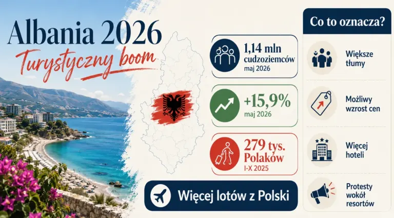 Albania coraz popularniejsza wśród Polaków. Turystyczny boom ma też drugą stronę