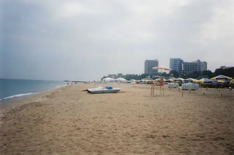 Plaża Złote Piaski koło Warny w Bułgarii