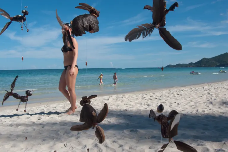 Piaszczysta plaża na Koh Samui