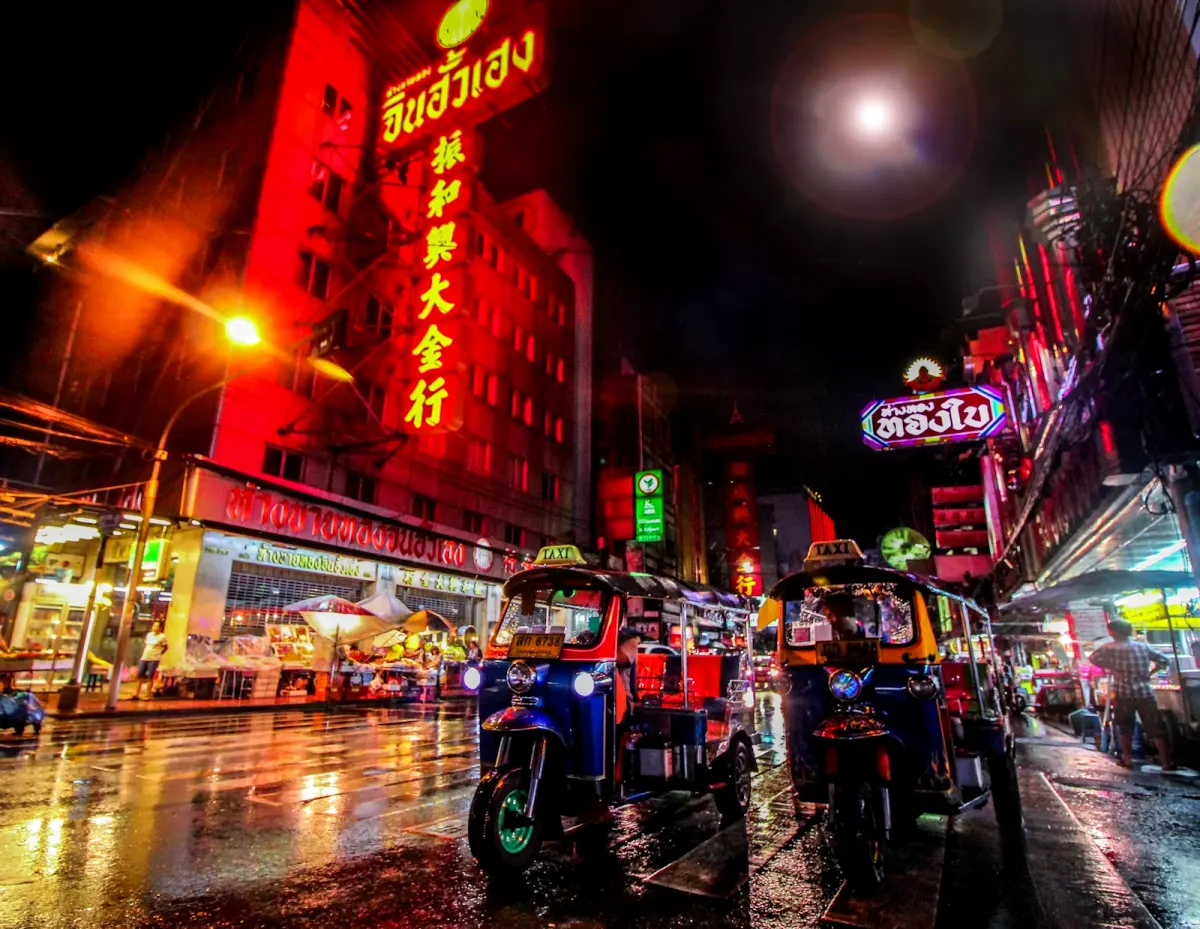Panorama Bangkoku w Tajlandii