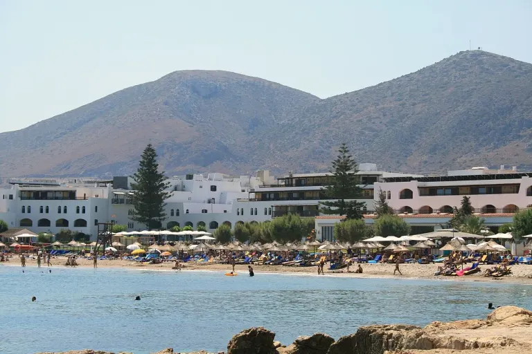 Plaża w Hersonissos na Krecie