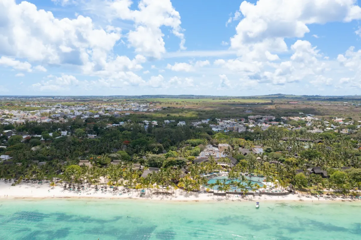 Widok z lotu ptaka na Trou aux Biches Beachcomber Golf Resort & Spa na Mauritiusie