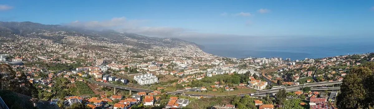Panorama Funchal na Maderze