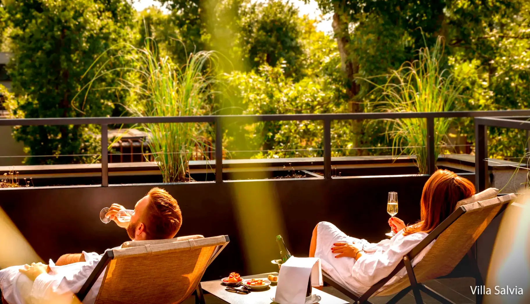 Widok z hotelu Aminess Gaia Green Villas