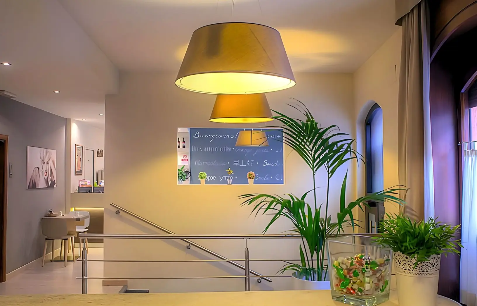 Lobby hotelu Ares Milano