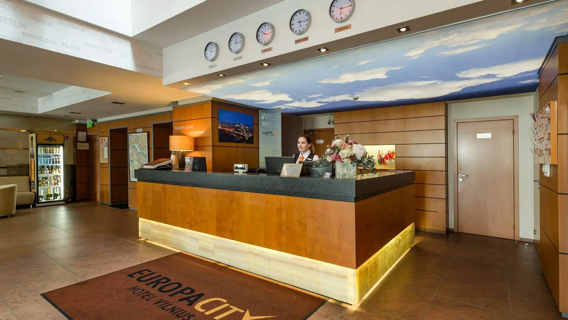 Lobby hotelu Art City Inn Vilnius