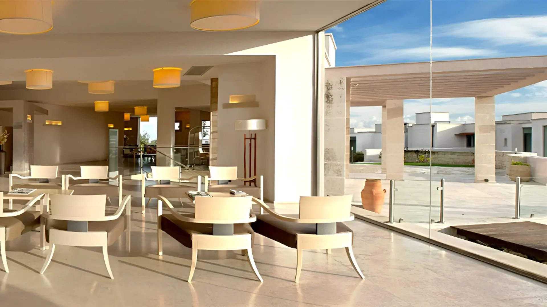 Lobby hotelu Basiliani