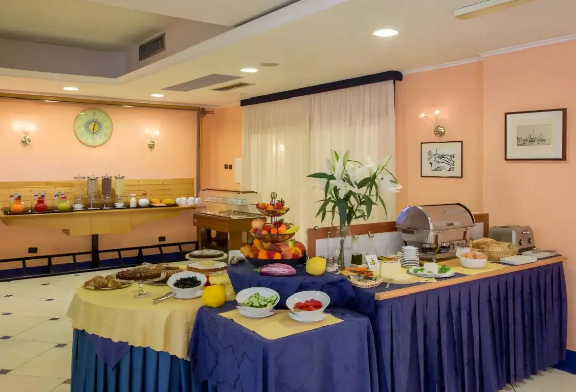 Restauracja i jedzenie w hotelu Best Western Blu Hotel Roma