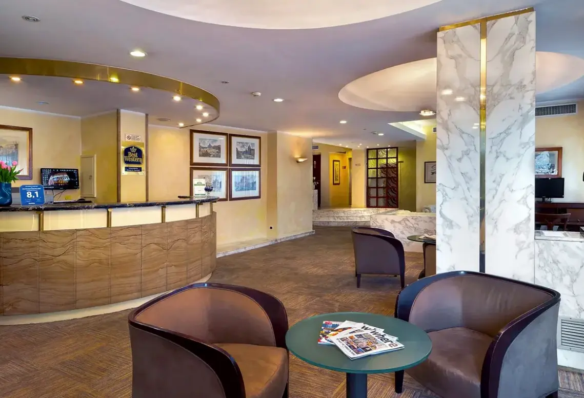 Lobby hotelu Best Western Hotel Piccadilly
