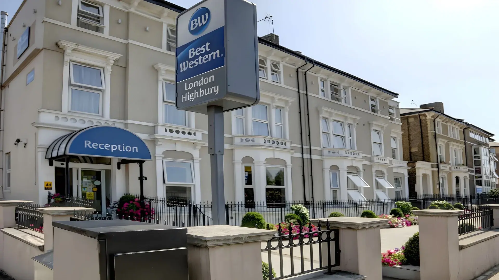 Lobby hotelu Best Western London Highbury