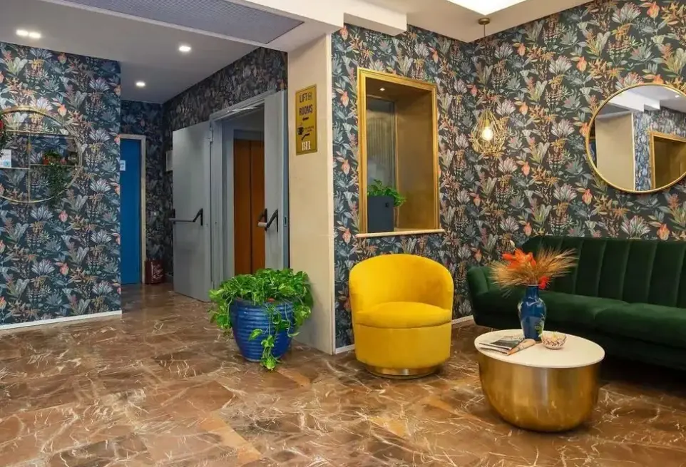 Lobby hotelu Bloom Hotel Roma