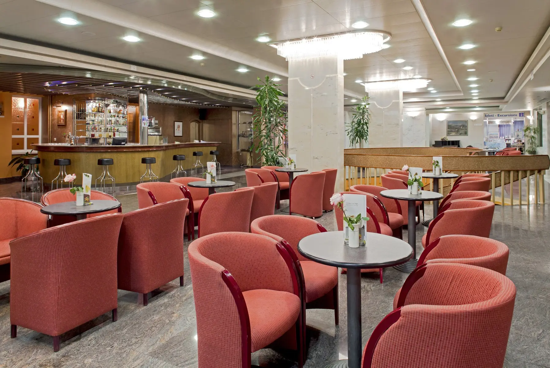 Lobby hotelu Bluesun Alga
