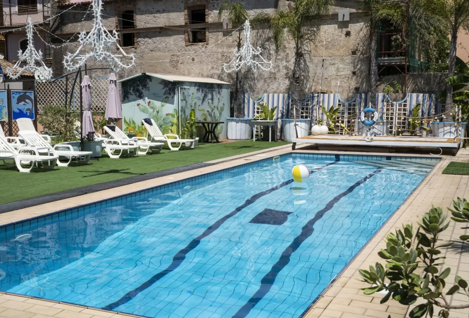 Basen w hotelu Calipso Taormina