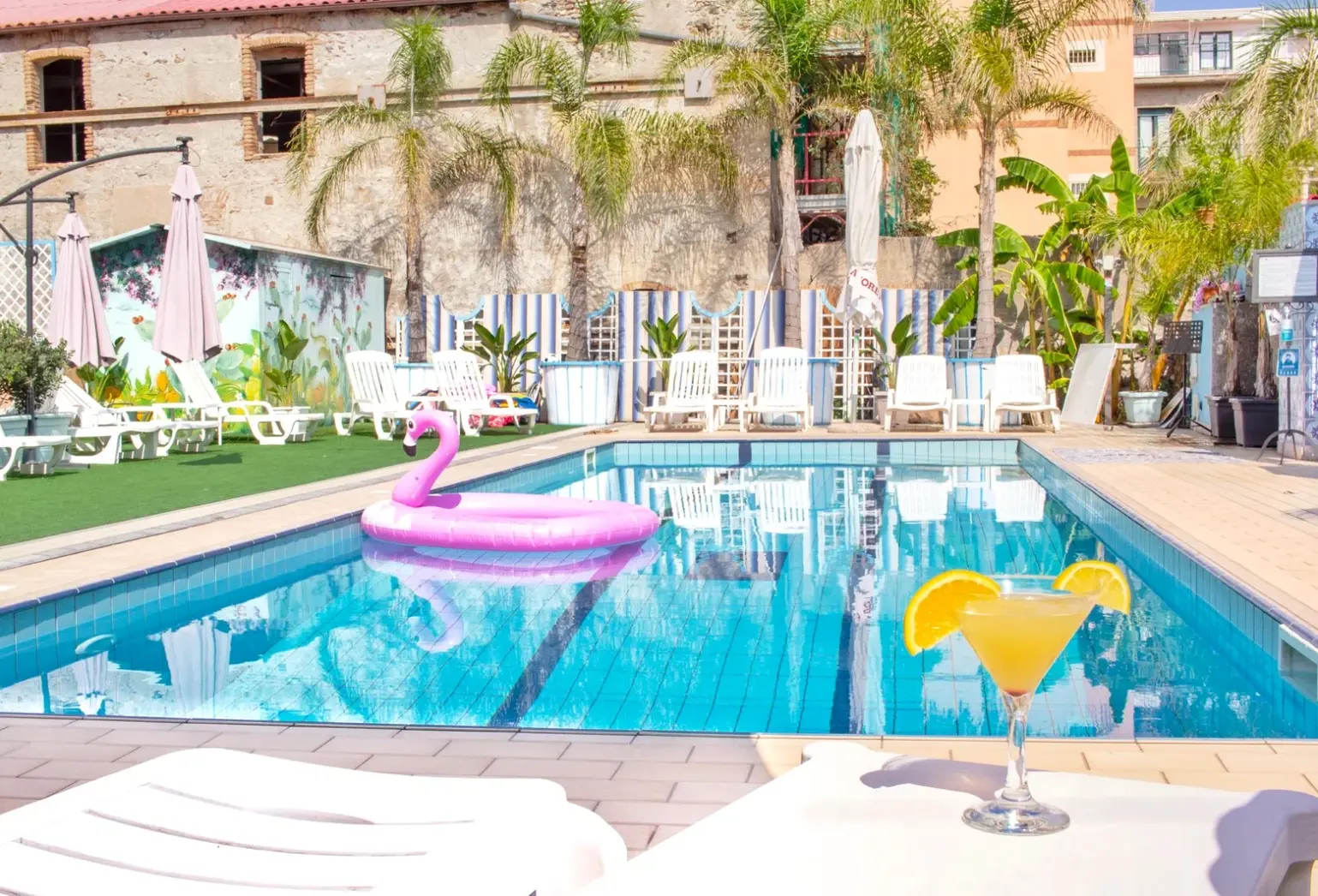 Basen w hotelu Calipso Taormina