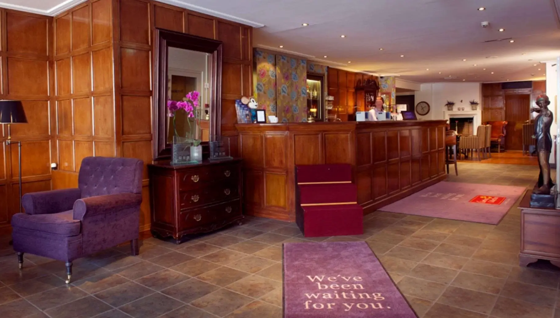 Lobby hotelu Clarion Collection Hotel Bastion