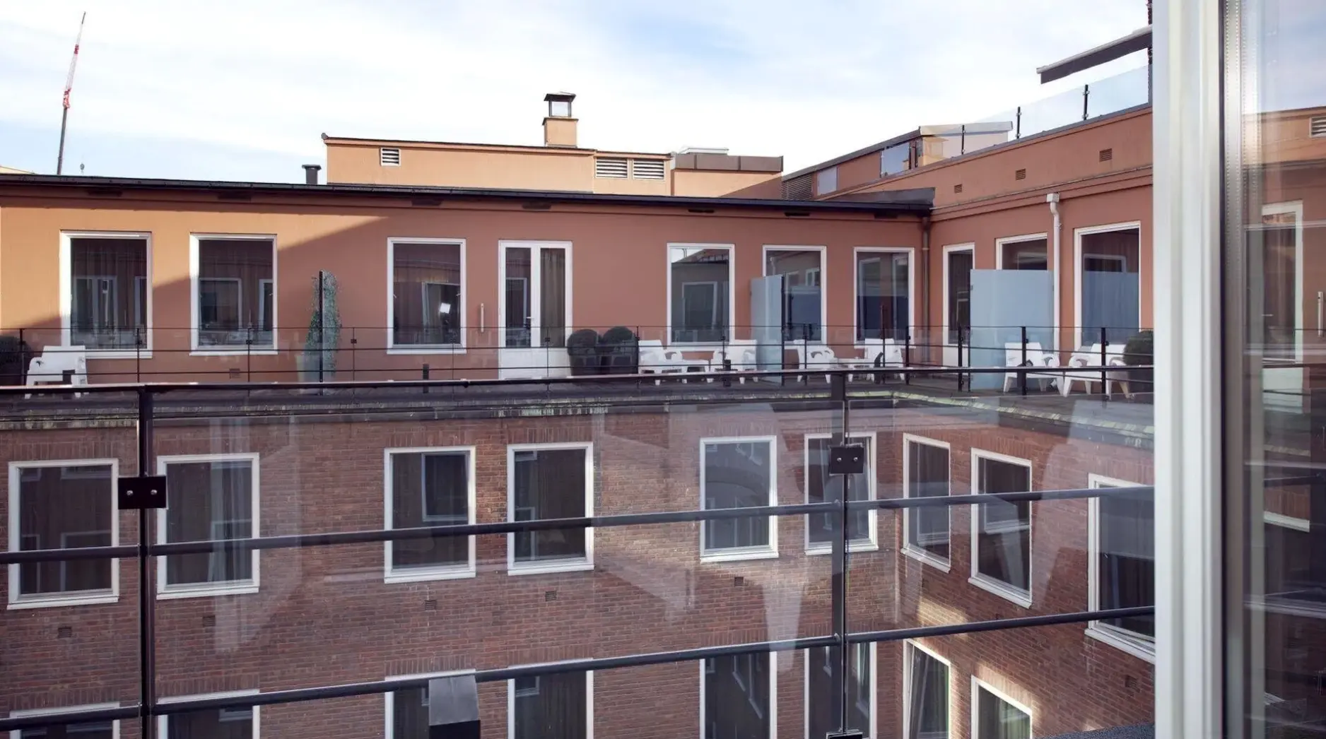 Widok z hotelu Clarion Collection Hotel Folketeateret