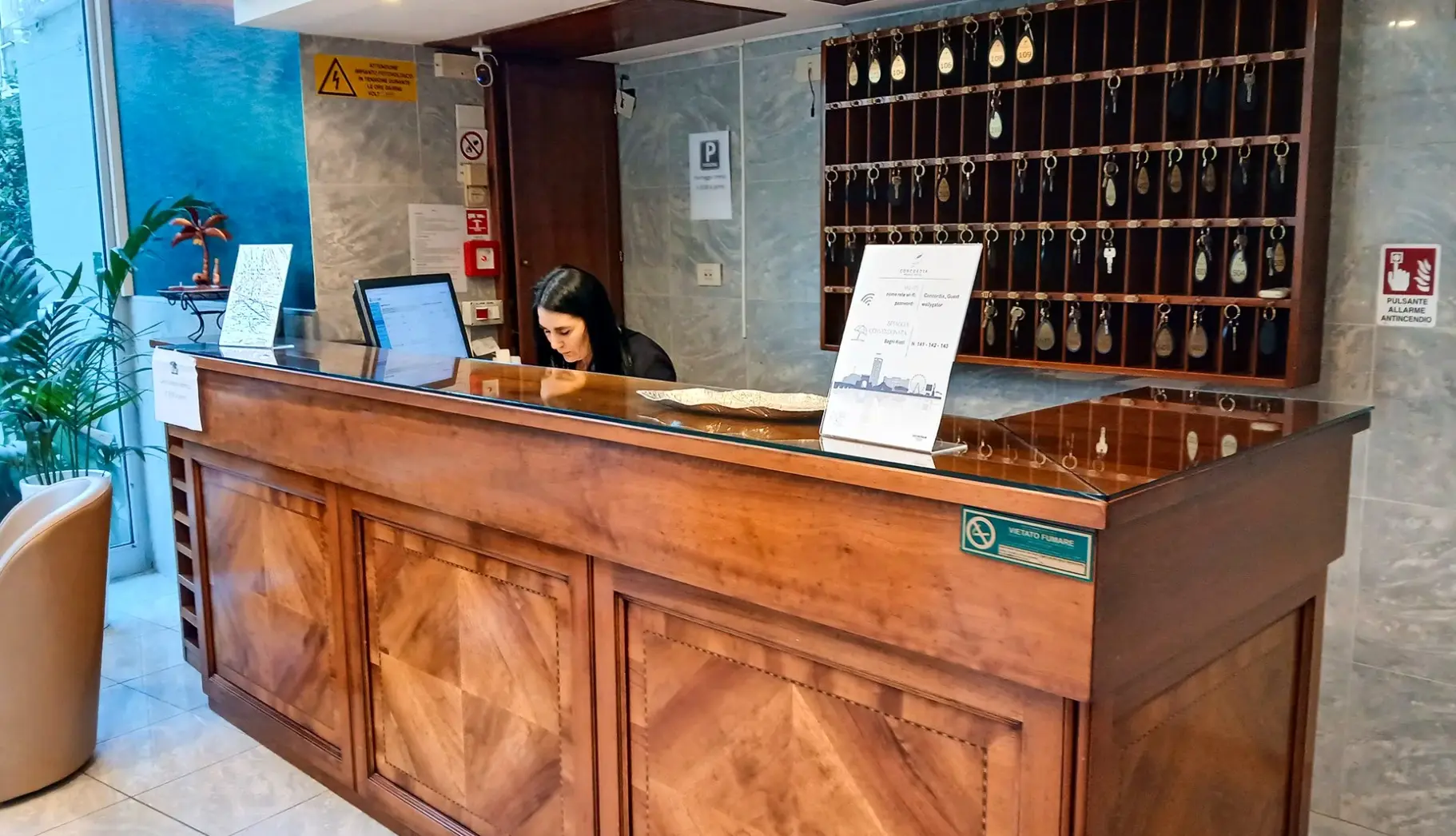 Lobby hotelu Concordia Palace