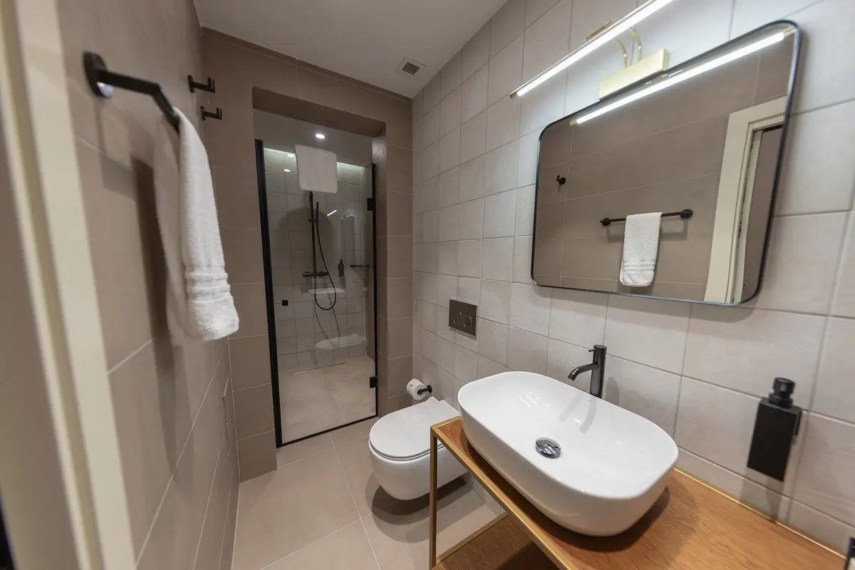 Łazienka w pokoju hotelu Doms Boutique Living
