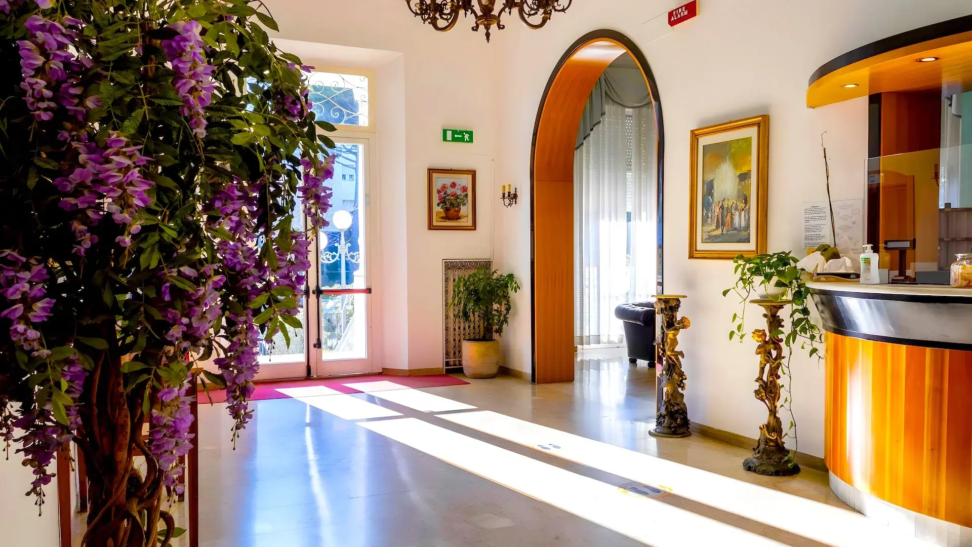 Lobby hotelu Esedra