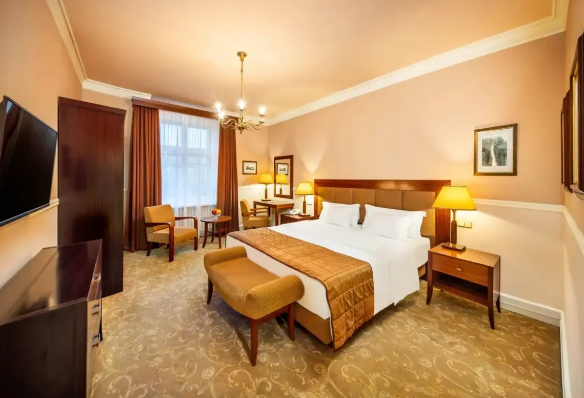 Pokój w hotelu Esplanade Hotel Prague