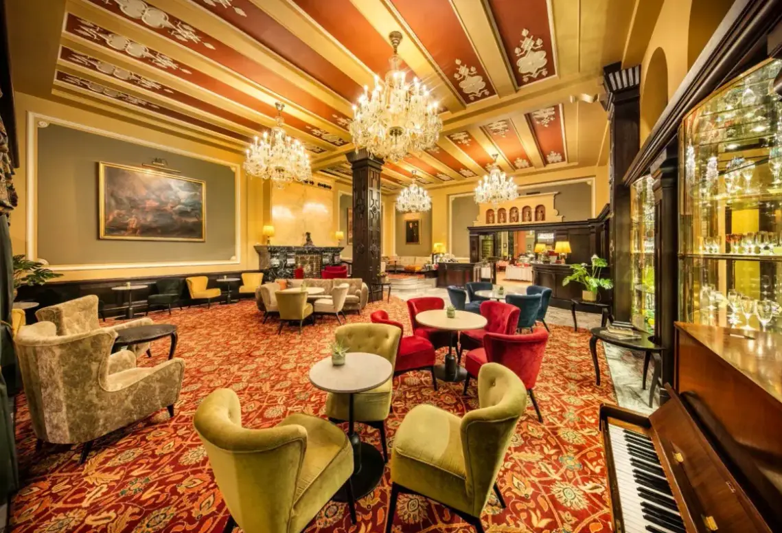Lobby hotelu Esplanade Hotel Prague