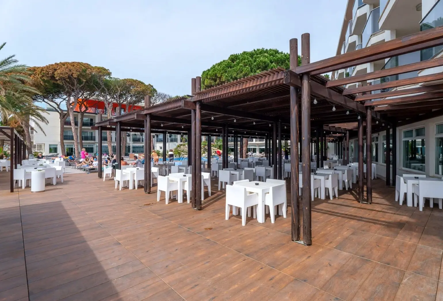 Restauracja i jedzenie w hotelu Estival Centurión