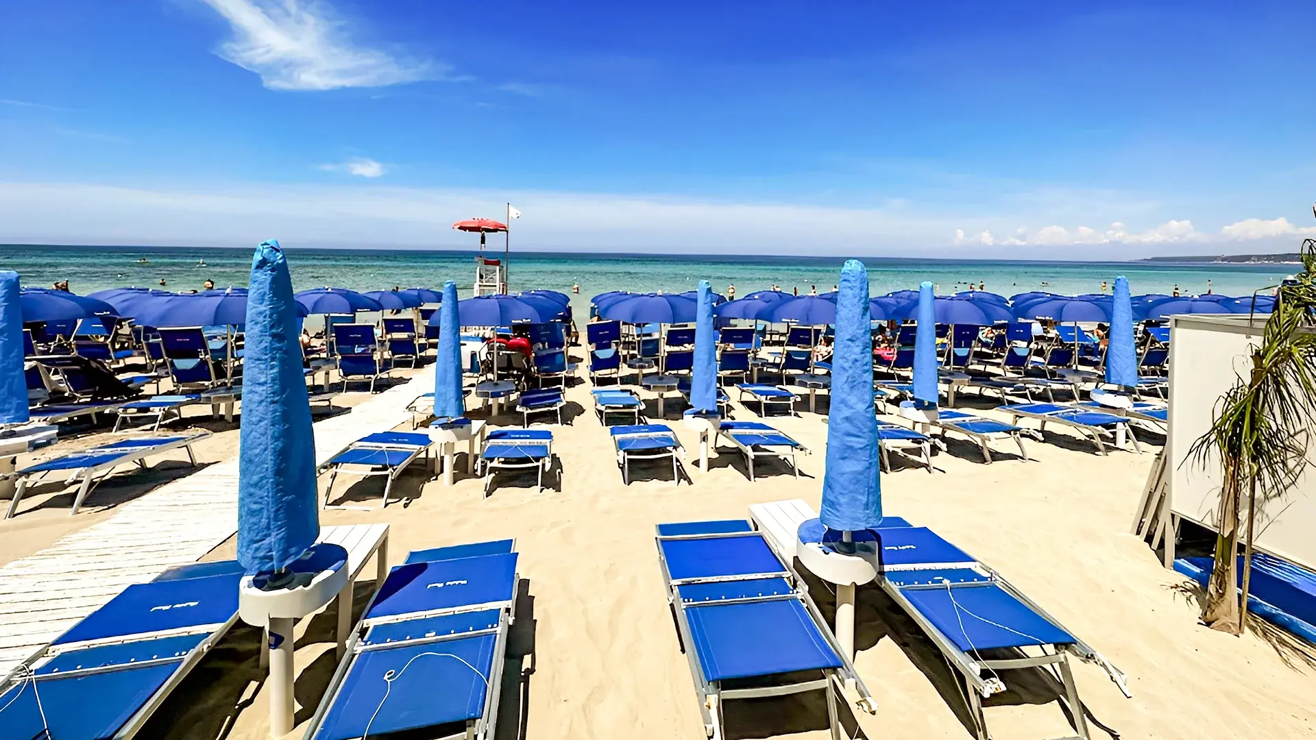 Plaża przy hotelu Gallipoli Resort by Garibaldi Hotels