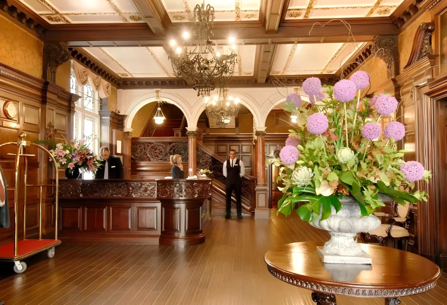 Lobby hotelu Grand Royale London Hyde Park