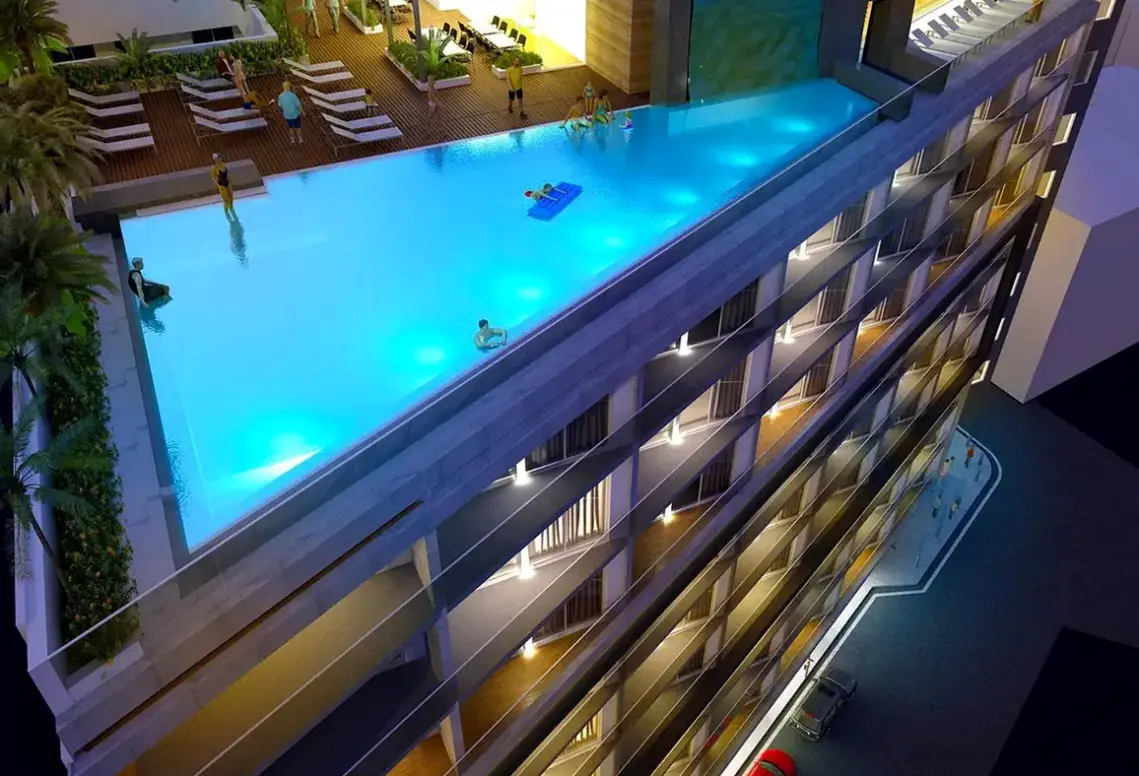 Basen w hotelu Grands Suites Hotel Residences & Spa