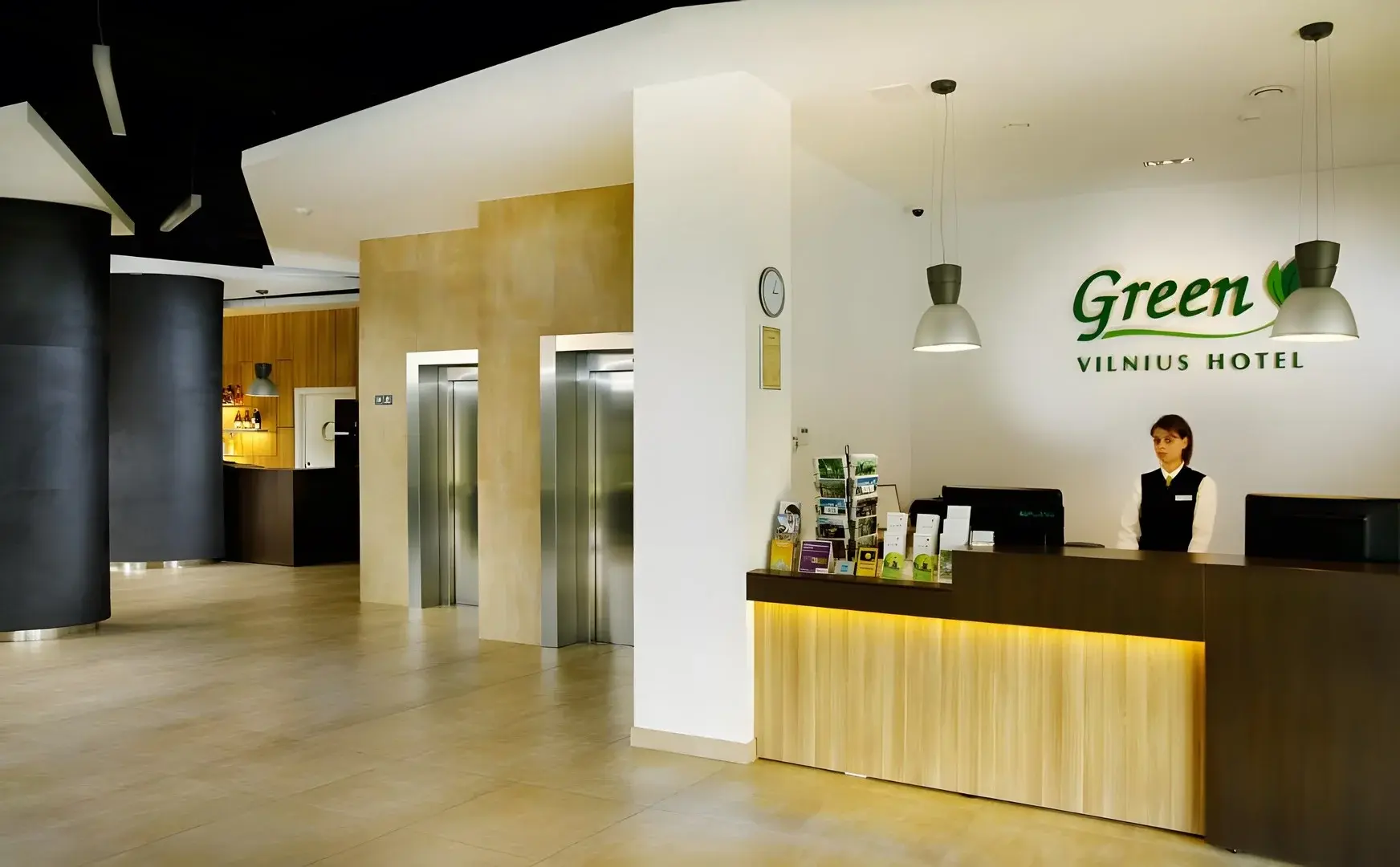 Lobby hotelu Green Vilnius Hotel