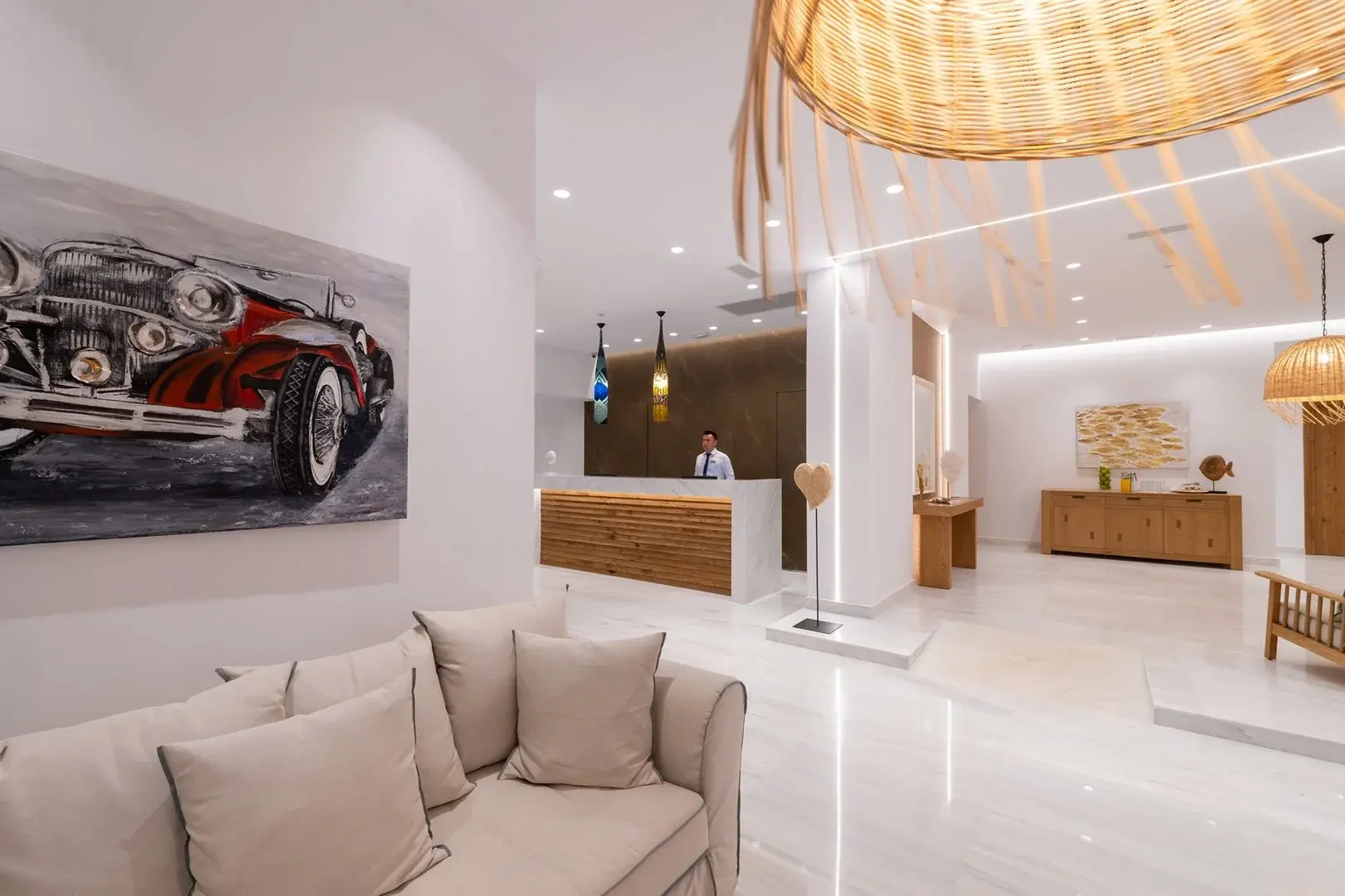 Lobby hotelu High Beach