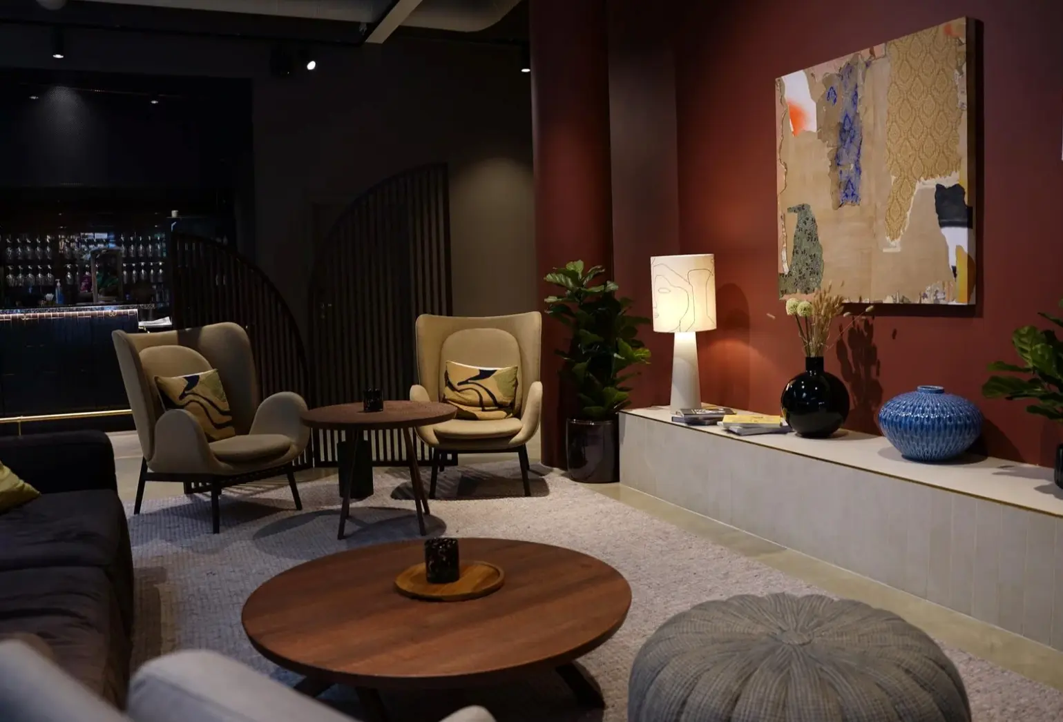 Lobby hotelu Home Hotel Tapetfabriken