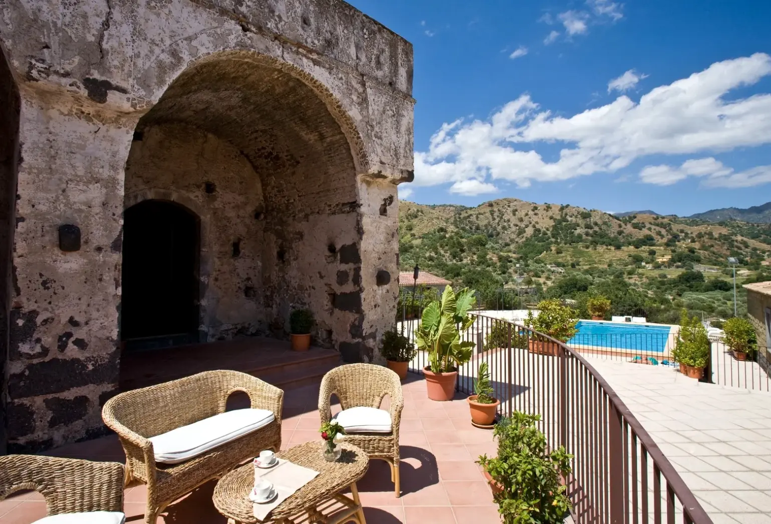 Widok z hotelu Il Borgo Country Resort