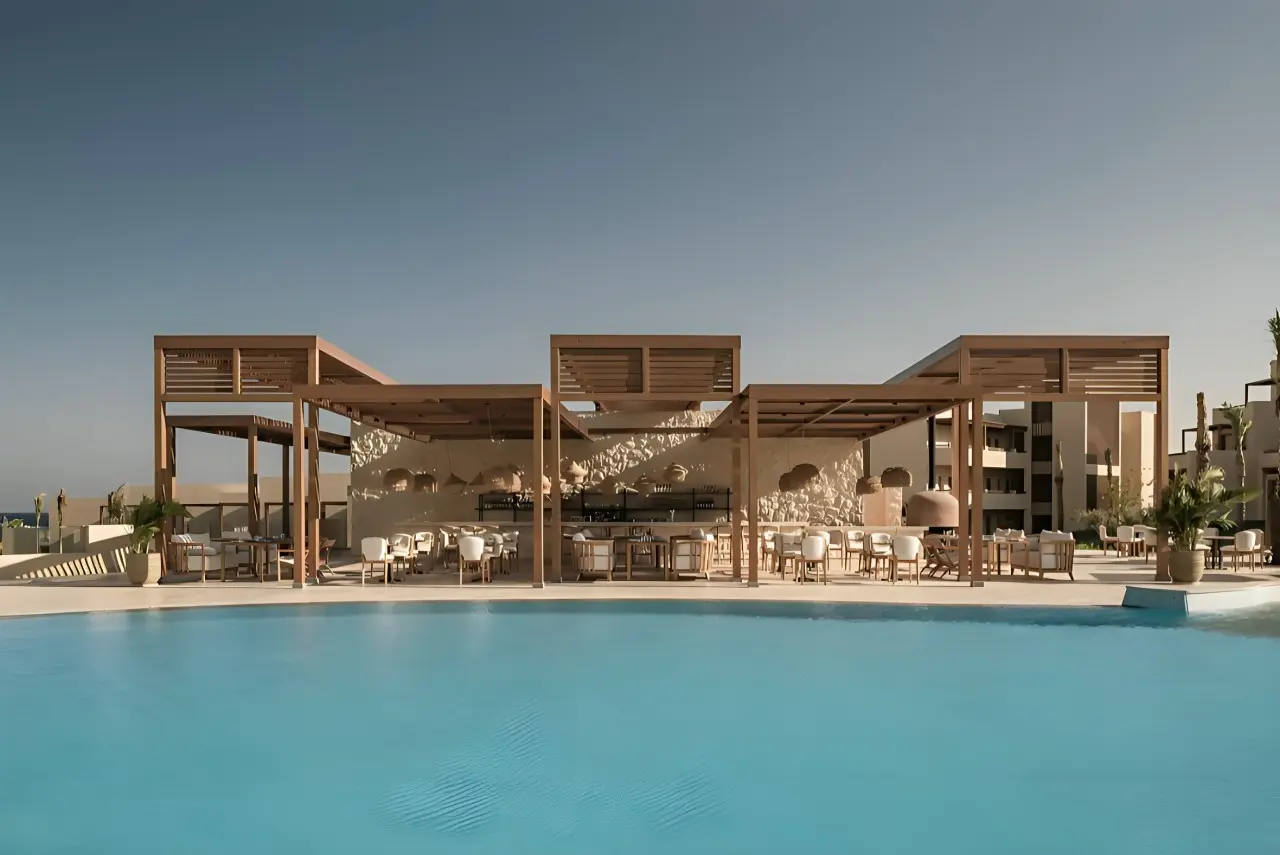 Basen w hotelu Jaz Elite Riviera