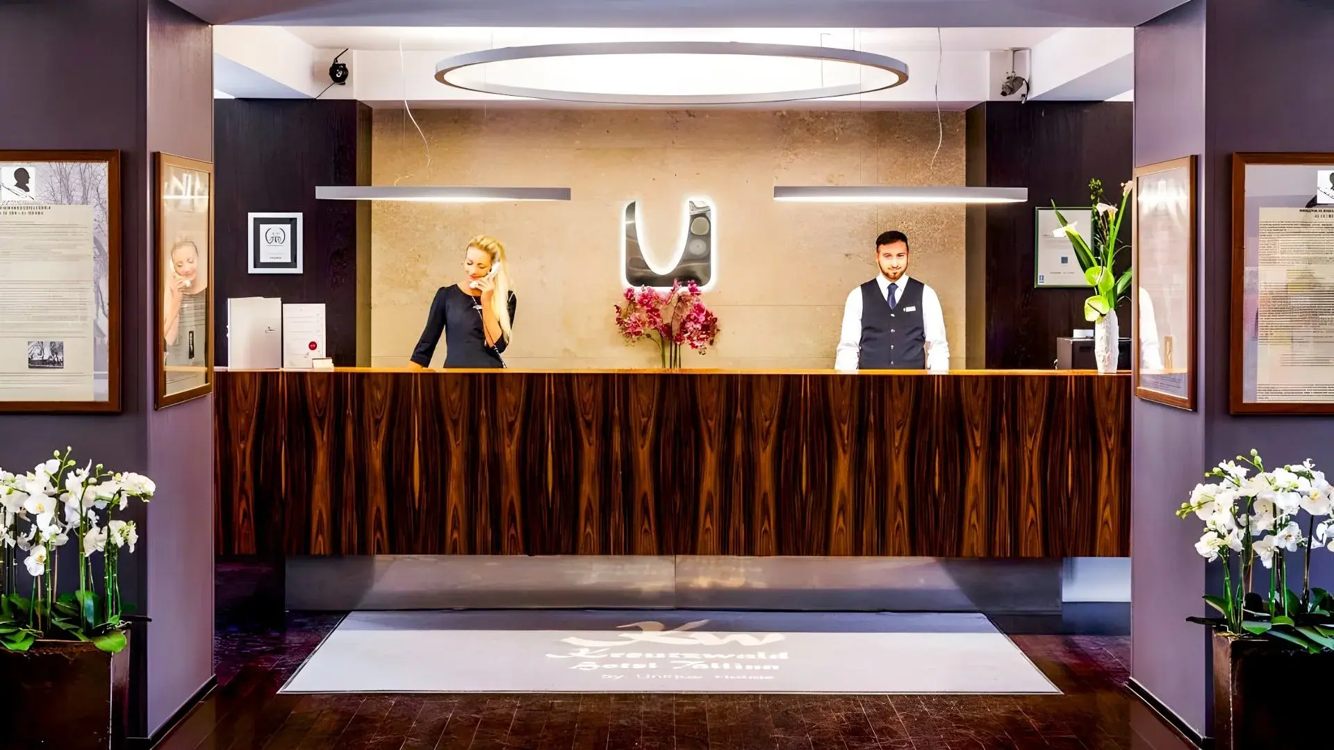 Lobby hotelu Kreutzwald Hotel Tallinn