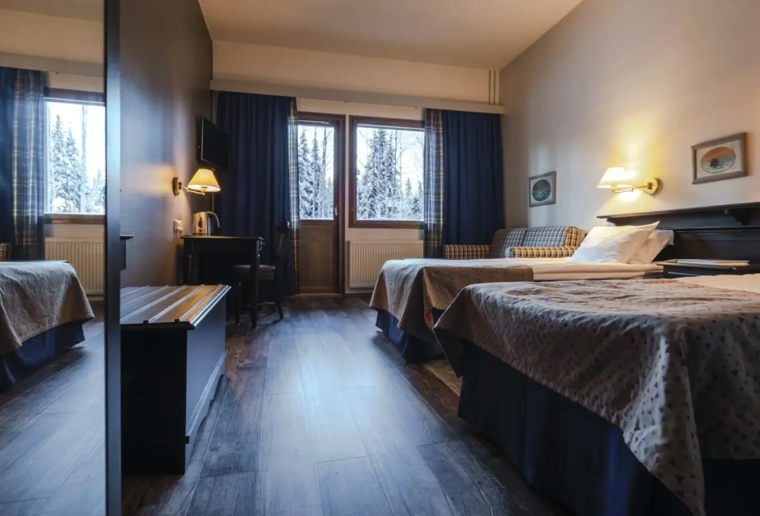 Pokój w hotelu Lapland Hotels Luostotunturi & Amethyst Spa