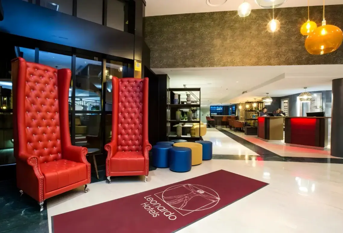Lobby hotelu Leonardo Hotel Madrid City Center