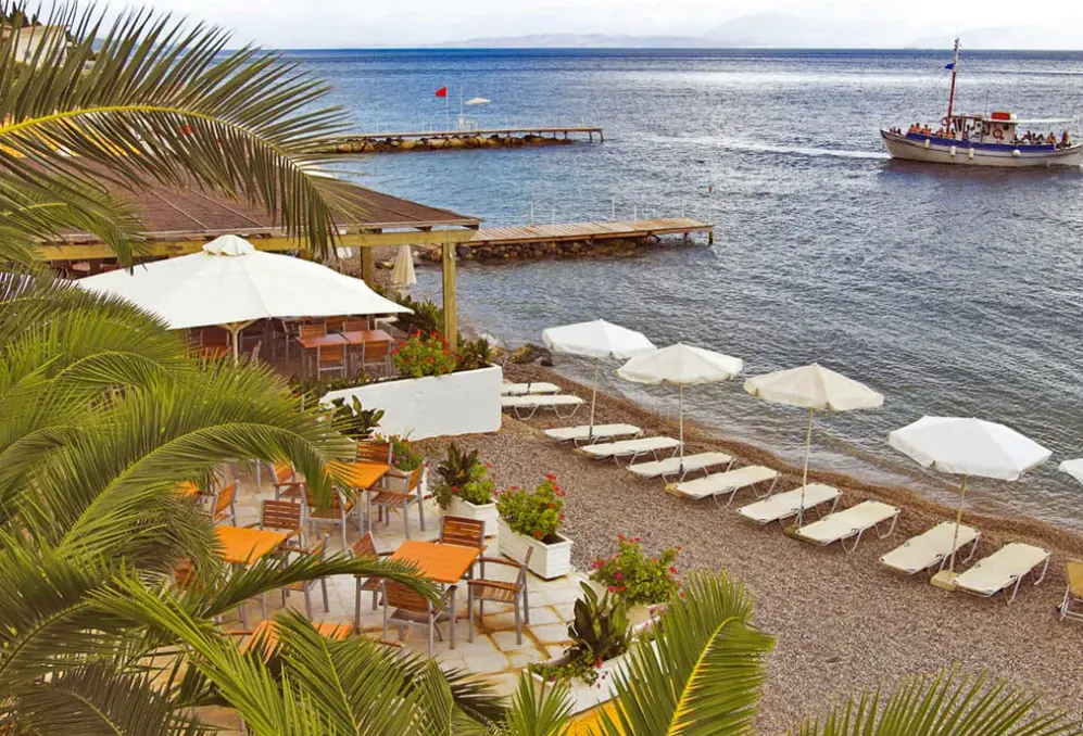 Plaża przy hotelu Louis Ionian Sun