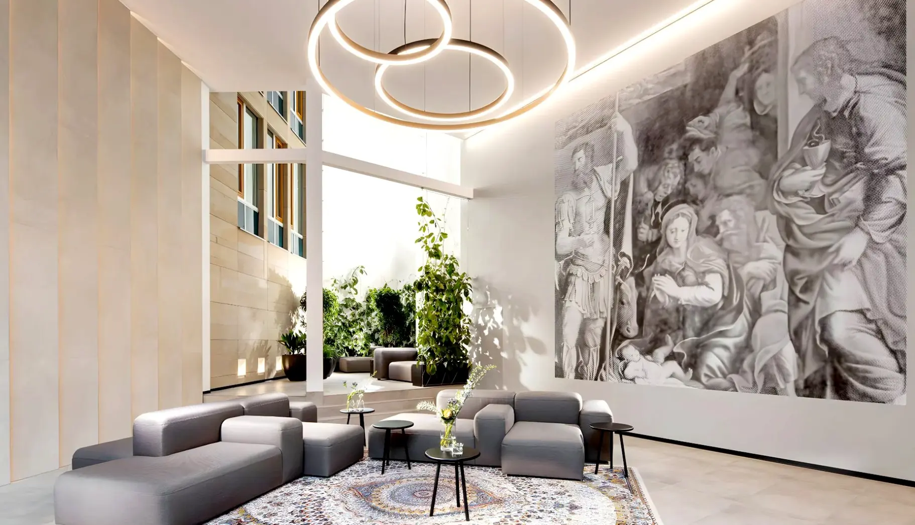 Lobby hotelu Mamaison Residence Downtown Prague