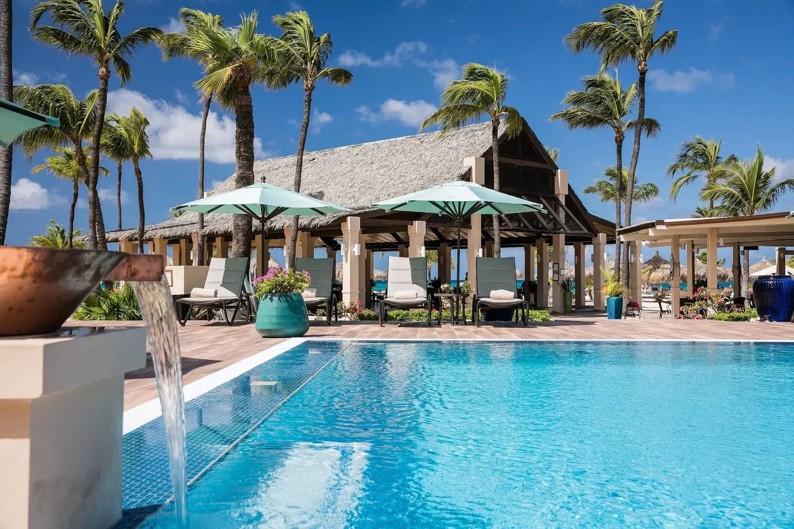 Basen w hotelu Manchebo Beach Resort & Spa