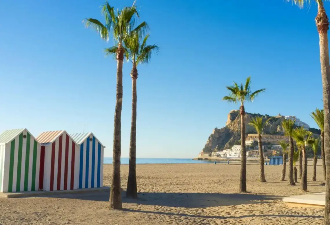 Plaża przy hotelu Mercure Benidorm